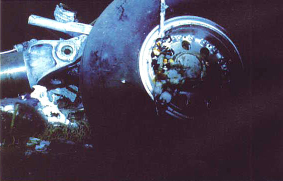 Wreckage of Helderberg – ZS SAS