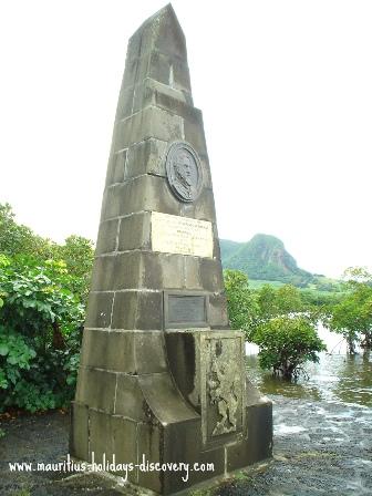 Landing of Dutch Monument at Grand Port, Mauritius