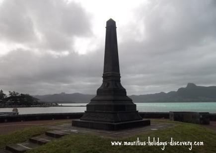 Memorial to the Naval Battle of Grand Port, Mahébourg Waterfront