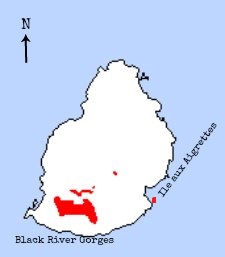 mauritius olive white-eye map