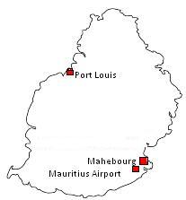 Mauritius Map Mahébourg