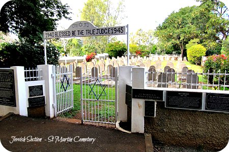 Saint Martin Jewish Cemetery, Mauritius