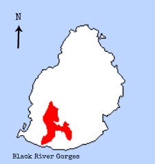 Mauritius Cuckooshrike distribution map