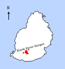 Mauritius Fody distribution map